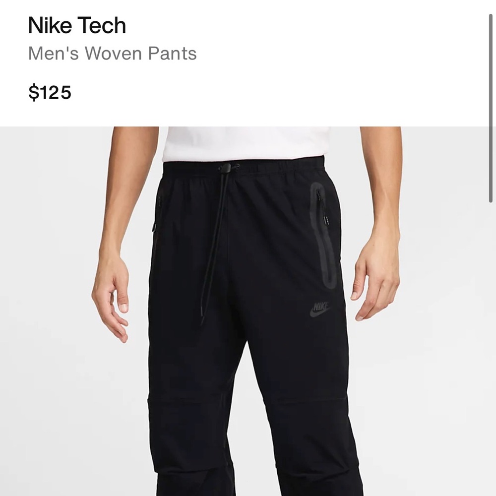 NWT Nike Tech Woven Pants